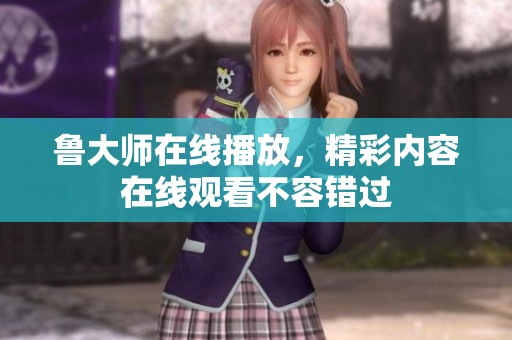 鲁大师在线播放，精彩内容在线观看不容错过