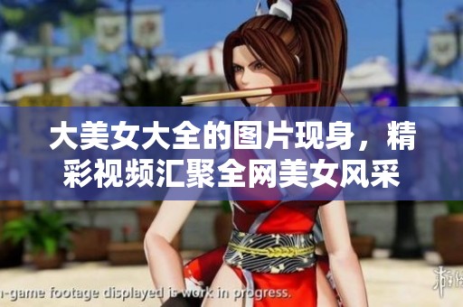 大美女大全的图片现身，精彩视频汇聚全网美女风采