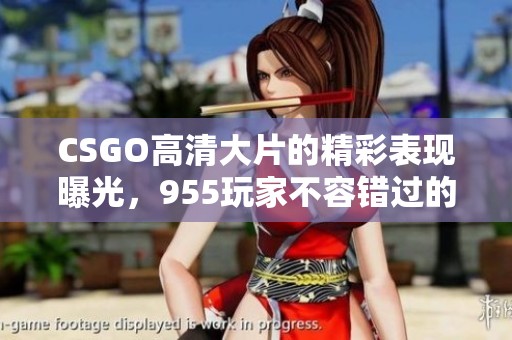 CSGO高清大片的精彩表现曝光，955玩家不容错过的绝佳画面!
