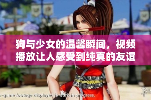 狗与少女的温馨瞬间，视频播放让人感受到纯真的友谊