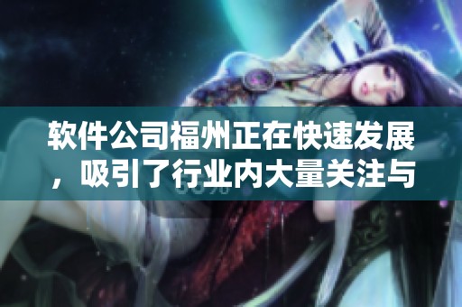 软件公司福州正在快速发展，吸引了行业内大量关注与投资