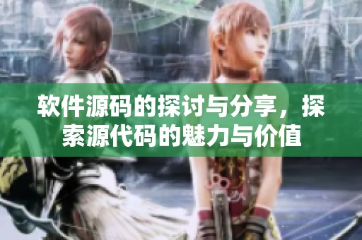 软件源码的探讨与分享，探索源代码的魅力与价值