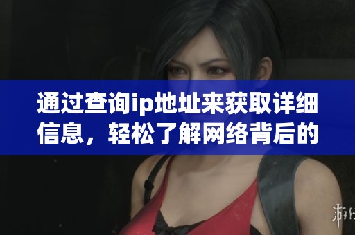 通过查询ip地址来获取详细信息，轻松了解网络背后的秘密