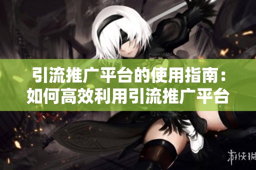 引流推广平台的使用指南：如何高效利用引流推广平台提升业务效果