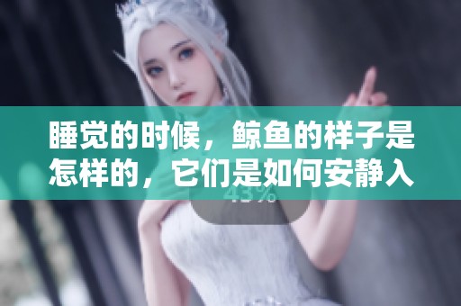 睡觉的时候，鲸鱼的样子是怎样的，它们是如何安静入梦的呢