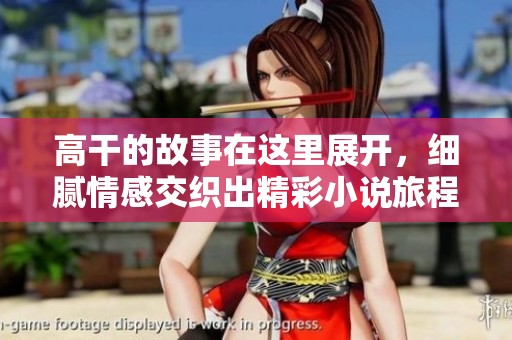 高干的故事在这里展开，细腻情感交织出精彩小说旅程