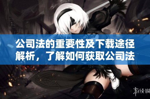 公司法的重要性及下载途径解析，了解如何获取公司法相关文件