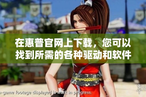 在惠普官网上下载，您可以找到所需的各种驱动和软件资源。
