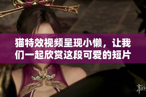 猫特效视频呈现小懒，让我们一起欣赏这段可爱的短片！