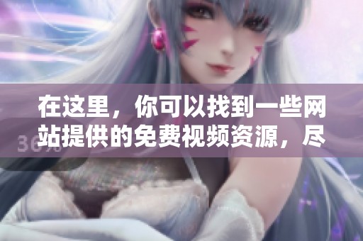 在这里，你可以找到一些网站提供的免费视频资源，尽情欣赏吧
