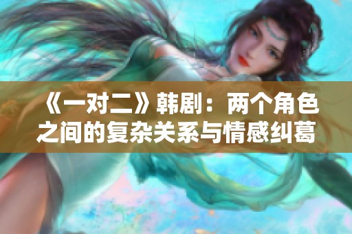 《一对二》韩剧：两个角色之间的复杂关系与情感纠葛探秘