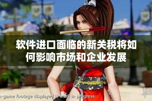 软件进口面临的新关税将如何影响市场和企业发展