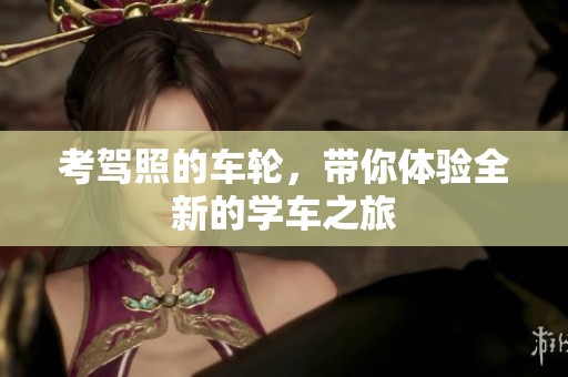 考驾照的车轮，带你体验全新的学车之旅