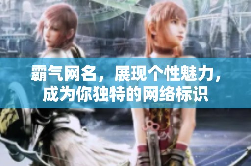 霸气网名，展现个性魅力，成为你独特的网络标识
