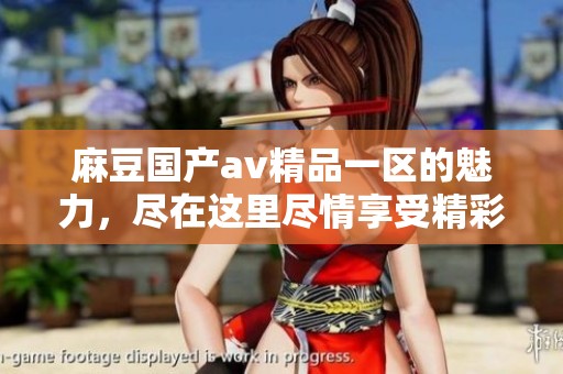 麻豆国产**精品一区的魅力，尽在这里尽情享受精彩内容