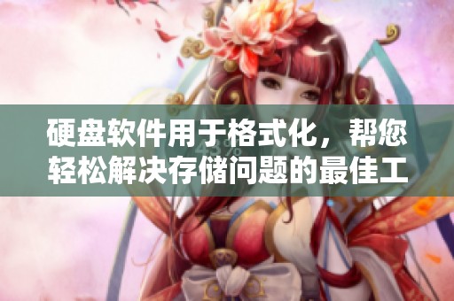 硬盘软件用于格式化，帮您轻松解决存储问题的最佳工具