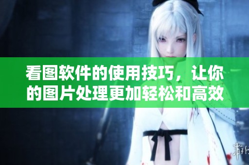 看图软件的使用技巧，让你的图片处理更加轻松和高效