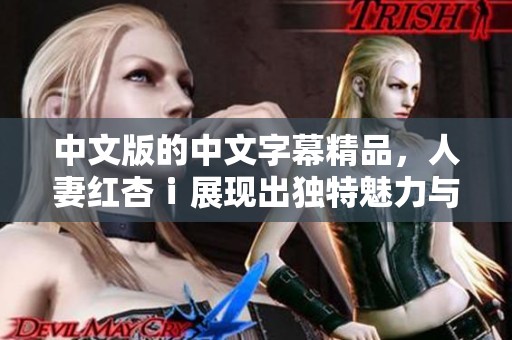 中文版的中文字幕精品，人妻红杏ⅰ展现出独特魅力与风采
