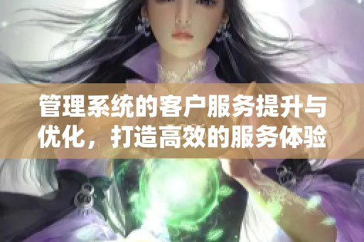 管理系统的客户服务提升与优化，打造高效的服务体验新标准