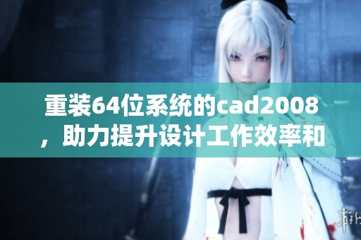 重装64位系统的cad2008，助力提升设计工作效率和体验