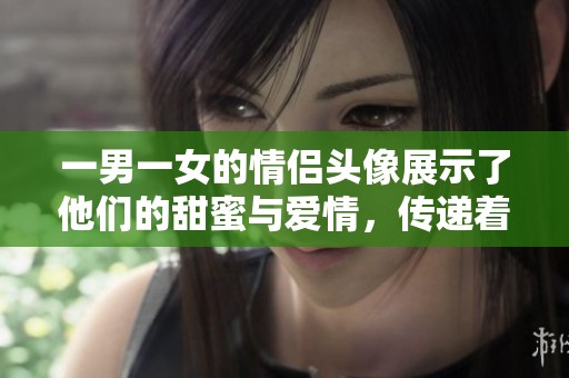 一男一女的情侣头像展示了他们的甜蜜与爱情，传递着温暖与默契。