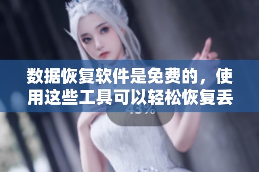 数据恢复软件是免费的，使用这些工具可以轻松恢复丢失的数据
