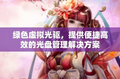 绿色虚拟光驱，提供便捷高效的光盘管理解决方案