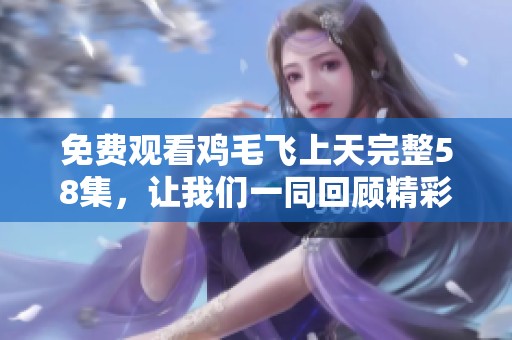 免费观看鸡毛飞上天完整58集，让我们一同回顾精彩内容！