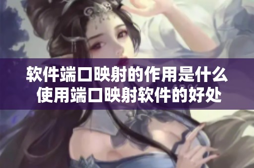 软件端口映射的作用是什么 使用端口映射软件的好处分析