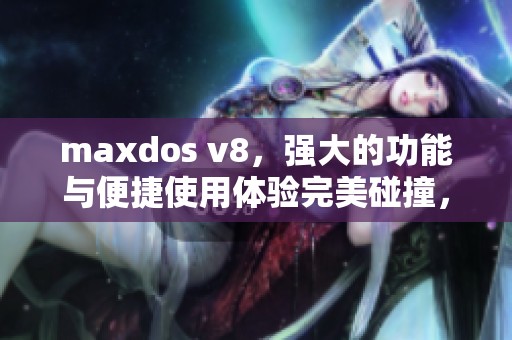maxdos v8，强大的功能与便捷使用体验完美碰撞，开启全新效率之旅