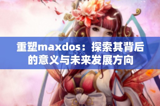 重塑maxdos：探索其背后的意义与未来发展方向