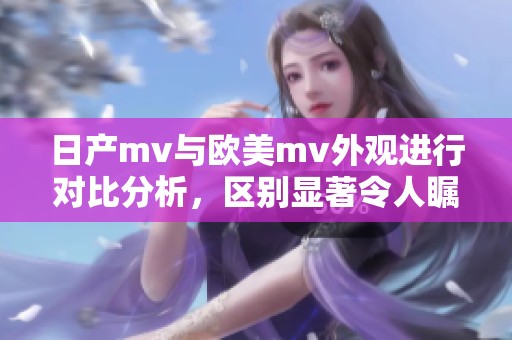 日产mv与欧美mv外观进行对比分析，区别显著令人瞩目