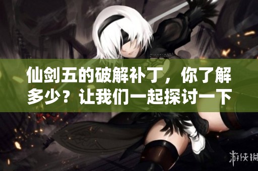 仙剑五的破解补丁，你了解多少？让我们一起探讨一下吧。