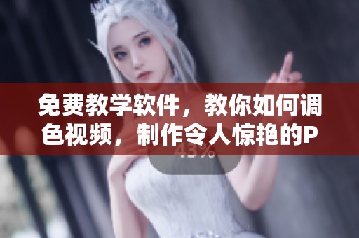 免费教学软件，教你如何调色视频，制作令人惊艳的PS大片