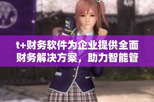 t+财务软件为企业提供全面财务解决方案，助力智能管理与决策升级