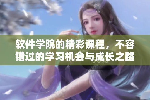 软件学院的精彩课程，不容错过的学习机会与成长之路