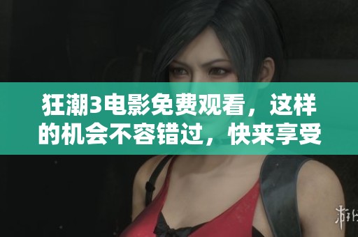 狂潮3电影免费观看，这样的机会不容错过，快来享受吧！