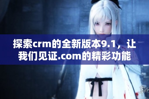探索crm的全新版本9.1，让我们见证.com的精彩功能升级与应用效果