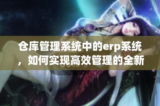 仓库管理系统中的erp系统，如何实现高效管理的全新思路与方法