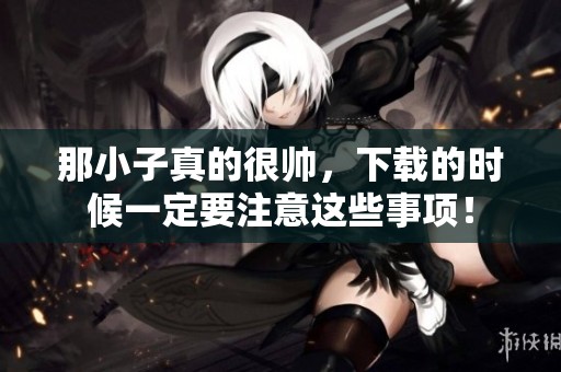 那小子真的很帅，下载的时候一定要注意这些事项！