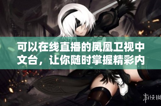 可以在线直播的凤凰卫视中文台，让你随时掌握精彩内容与资讯。