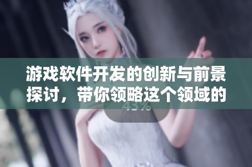 游戏软件开发的创新与前景探讨，带你领略这个领域的魅力与挑战