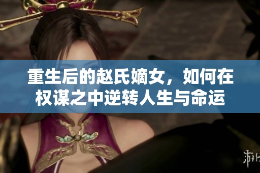 重生后的赵氏嫡女，如何在权谋之中逆转人生与命运
