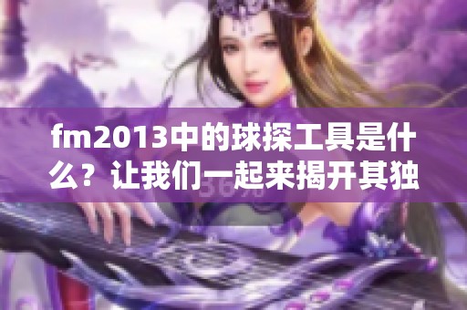 fm2013中的球探工具是什么？让我们一起来揭开其独特的魅力吧！