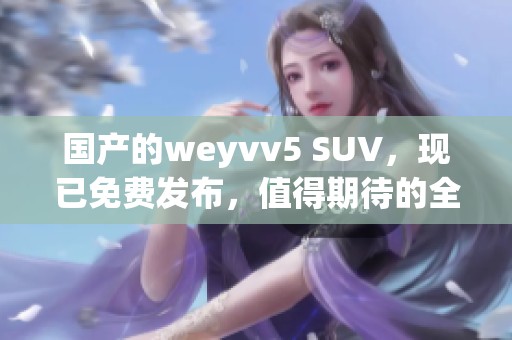 国产的weyvv5 SUV，现已免费发布，值得期待的全新车型