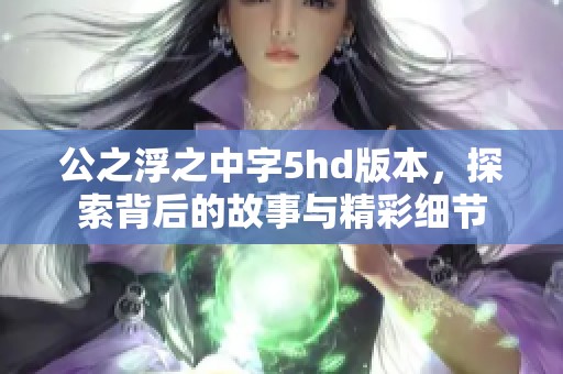公之浮之中字5hd版本，探索背后的故事与精彩细节