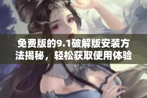 免费版的9.1破解版安装方法揭秘，轻松获取使用体验分享