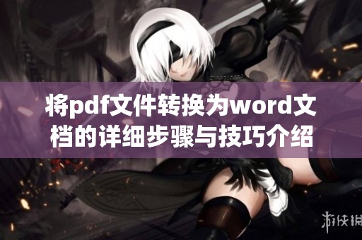 将pdf文件转换为word文档的详细步骤与技巧介绍