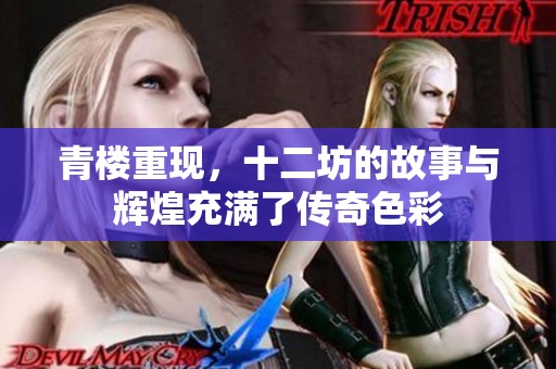 青楼重现，十二坊的故事与辉煌充满了传奇色彩