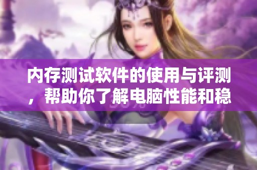 内存测试软件的使用与评测，帮助你了解电脑性能和稳定性